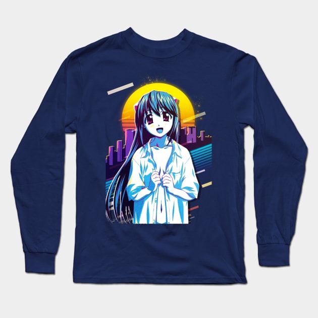 Elfen Lied Lucy Long Sleeve T-Shirt by 80sRetro